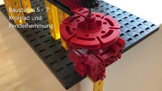 fischertechnik: Einfach zu bauendes Uhrenpendel aus ft:pedia 2/2022