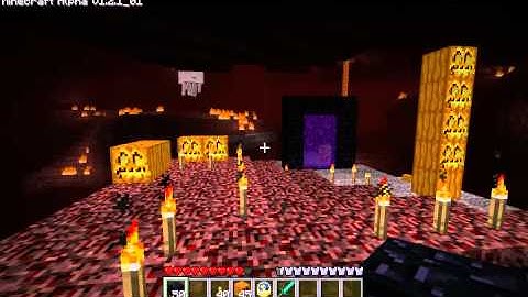 MineCraft - Nether World / How to build slip gate [New items from halloween update]