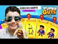 GIRO DA SORTE no STUMBLE GUYS CONSEGUI AS NOVAS SKINS   CADA COROA COMO BANANA! - Piero Start Games