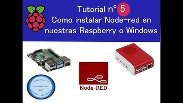 Tutorial IoT. Instalar Node-RED en Raspberry o Windows 10