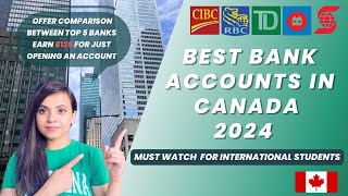 BEST BANKS for International Students CANADA🇨🇦January Intake Students 2024  How to Choose Right bank