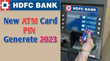 HDFC Bank New Debit Card ATM PIN Kaise Banaye | How To Generate HDFC Bank New Debit Card PIN || 2023