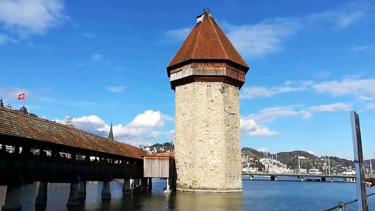Lucerne city Tour Lion Monument and Chapel Bridge YouTube