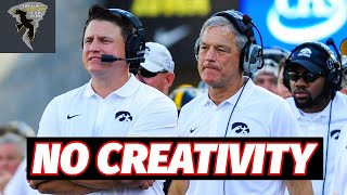 IOWA FOOTBALL = NO OFFENSIVE CREATIVITY | The Hawkeyes and their PREHISTORIC philosophy on offense