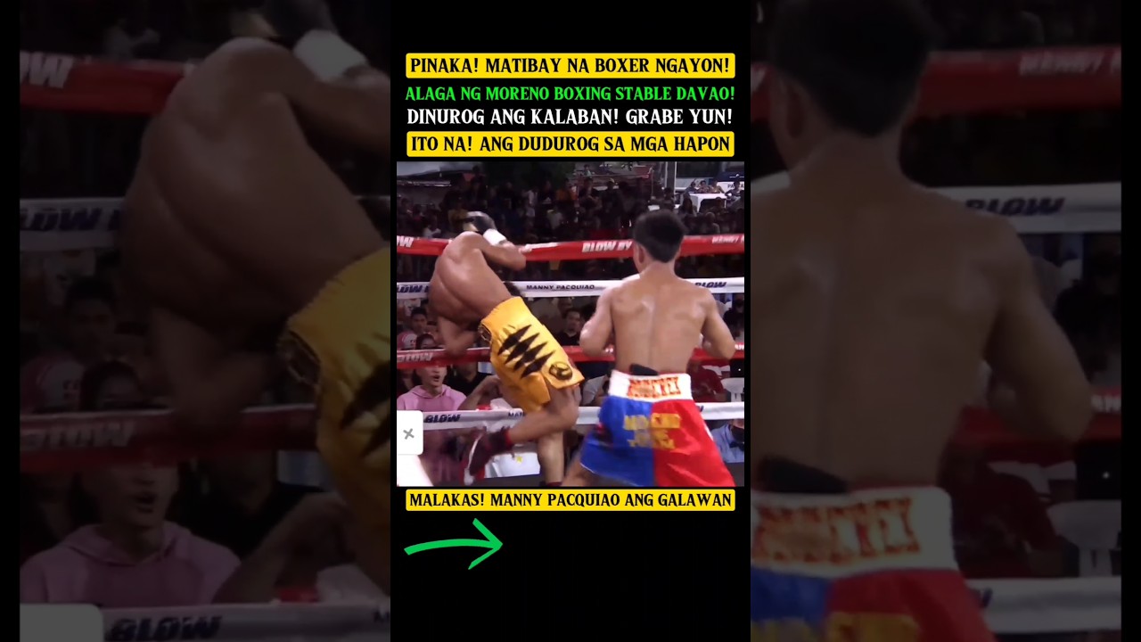 NAKO! PINALIPAD! PINAKA MATIBAY NA PINOY BOXER NGAYON! DUROG ANG KALABAN! 🎯 Atencio vs Bautista!
