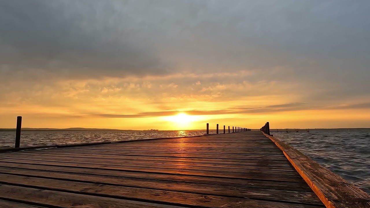 EP 61 Sunset with simply meditation series delta waves for quiet contemplation เพลงกล่อนนอน