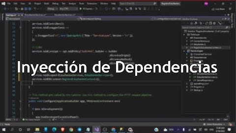 Inyección de dependencias en API de Asp.Net (Video 7)