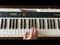 How to play an Esus4 piano chord