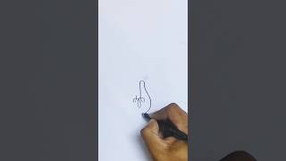 how to draw a bulb(one line art) | one line art | #bulb #short #drawingforbeginners