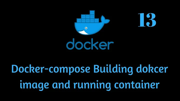 Docker compose Building docker image running container