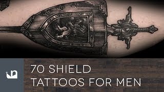 70 Shield Tattoos For Men