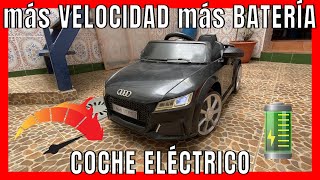 Cambiar motores y batería a coche eléctrico para niños