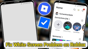 How To Fix Roblox White Screen Problem || Fix Roblox login Problem.Fix open problem(iOS,PC,Android)