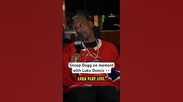 Luka Doncic earned a fan that night 😅 #LukaDoncic #SnoopDogg