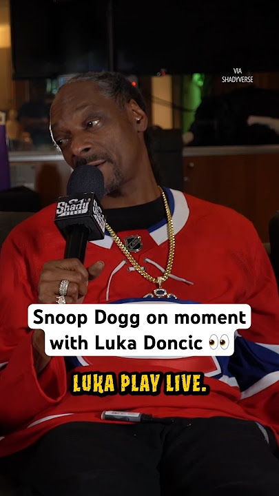 Luka Doncic earned a fan that night 😅 #LukaDoncic #SnoopDogg