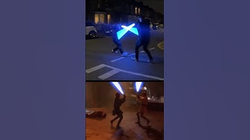 ANAKIN VS OBI-WAN SIDE BY SIDE #starwars #lightsaber #anakinskywalker #obiwankenobi
