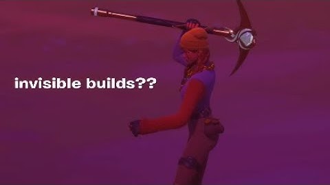 Editing so fast my build become invisible