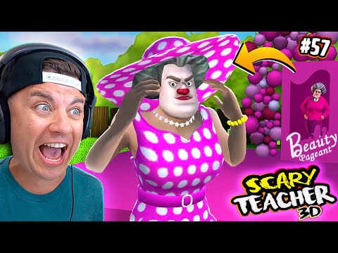 WE MADE HER INTO A CLOWN! Scary Teacher 3D (part 57)