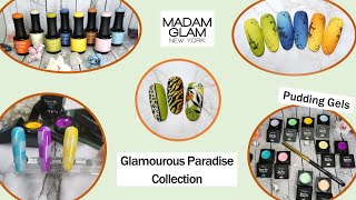 Ombre Design with Madam Glam&#39;s august collections | Pudding gels