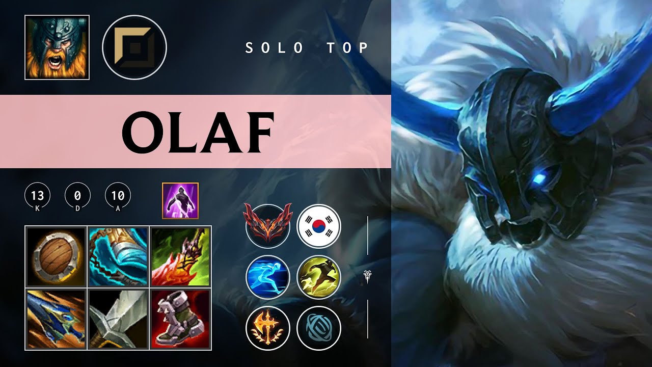Olaf Top vs Malphite - KR Grandmaster Patch 26.01