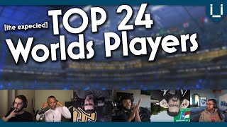Top 24 Worlds Players Predictions | ft tbates, CJCJ, RollDizz, Yumi, & Dazerin