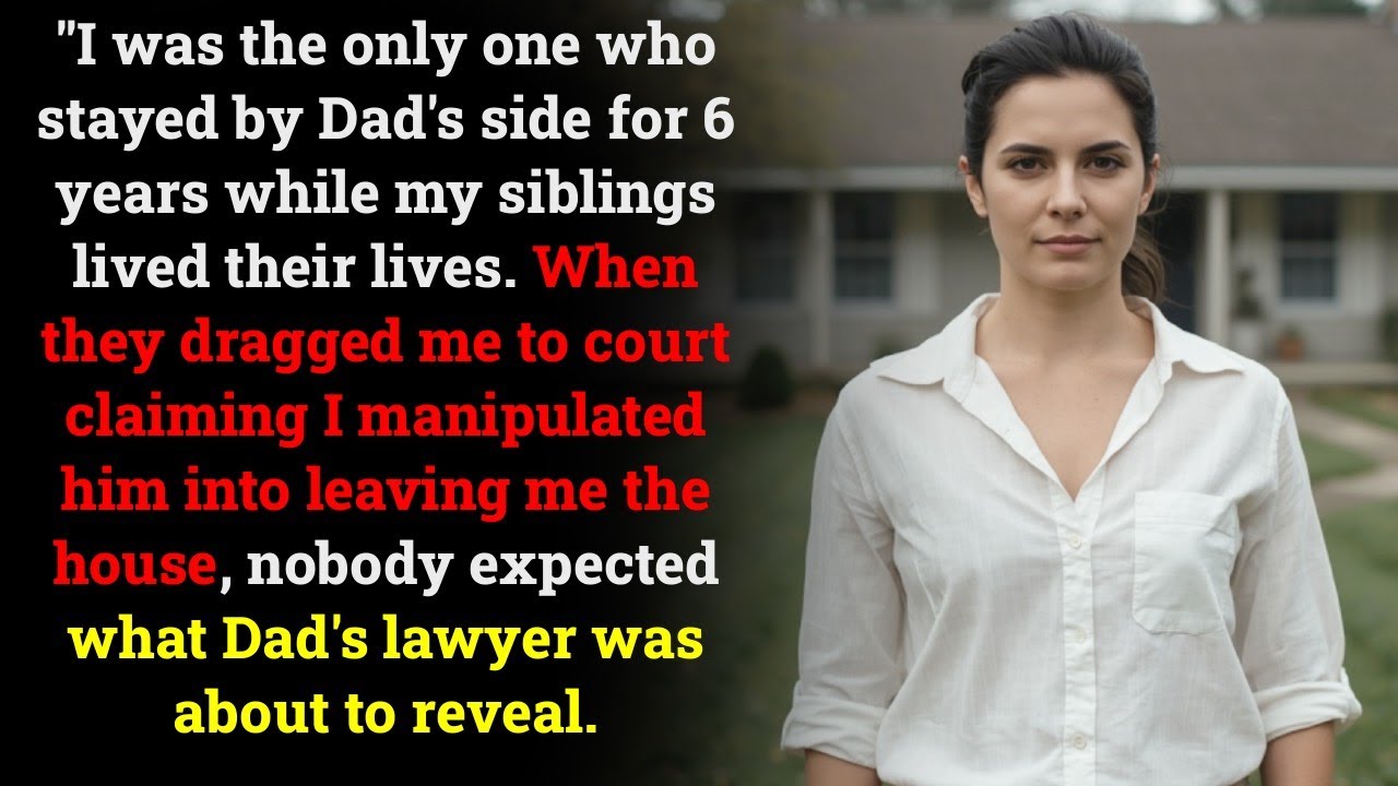 My siblings sued me for Dad's house, claiming manipulation. What his lawyer revealed later shocked