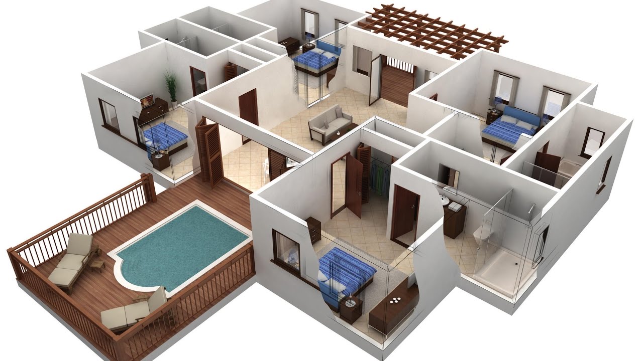 Autocad 2019 1 st floor drawing  2d HOUSE  PLAN  part 3 