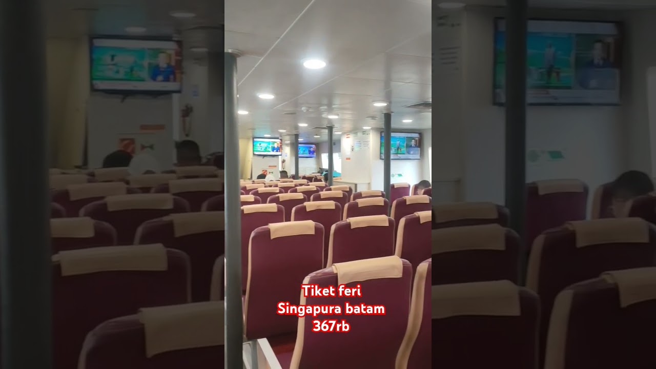 Naik Ferry Singapura ke Batam 367rb pake Sindo Ferry. 