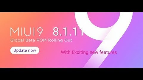 MIUI 9 Global Beta ROM 8.1.11 Full Changelog. New features in Screen Recorder app and Contacts.