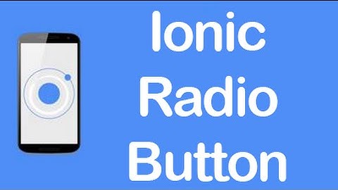 Ionic [CSS Components] - Radio Button List
