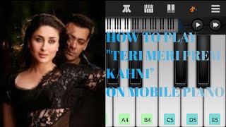 Teri Meri Song / Boduguard / Salman Khan / kareena Kapoor / Piano Tutorial / Cover By"WALKBAND 1165"