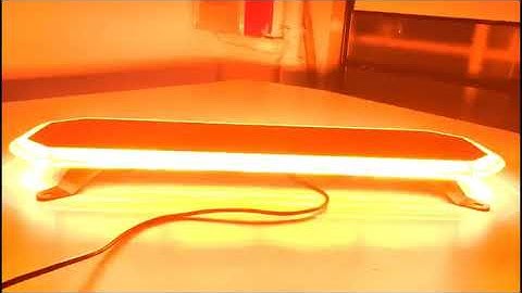 48” Wireless Controlled Amber LED Emergency Strobe Light Bar - New Product!