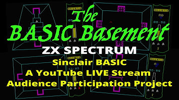 The BASIC Basement - Atic Atac inspired game - Sinclair BASIC - ZX Spectrum #zxspectrum