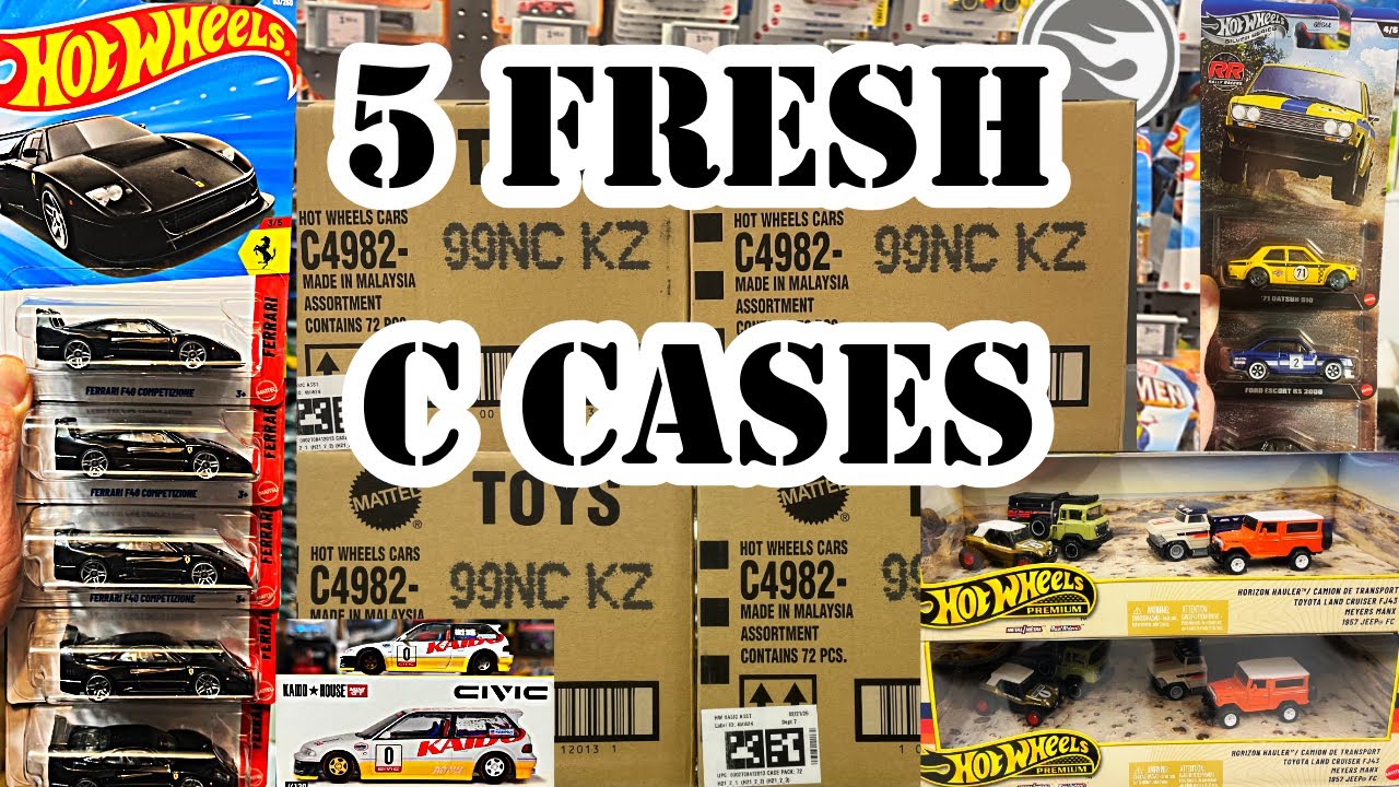 2026 C CASES OPENED FRESH. FERRARI F40!  NEW DIORAMAS SILVER SERIES COMPACT KINGS! WHATNOT MAIL CALL