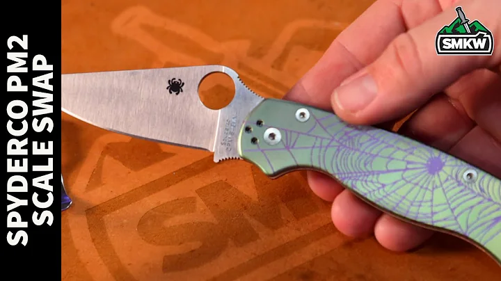 Spyderco PM2 Custom Titanium Scale Swap