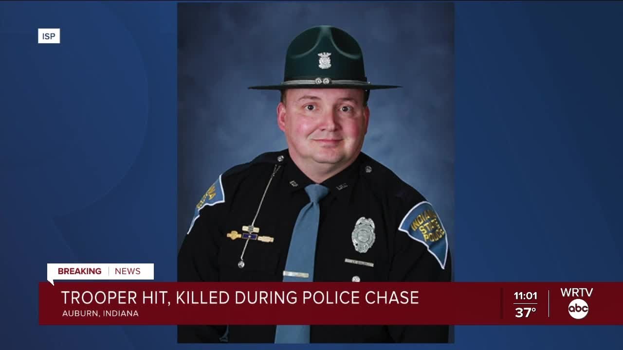 ISP Master Trooper hit, killed by suspect on I-69 - YouTube