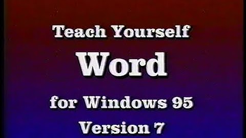 Viagrafix Learn Microsoft Word 95