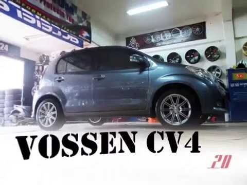 Modifikasi velg  mobil  Daihatsu Sirion  Pakai ring  16 inci 