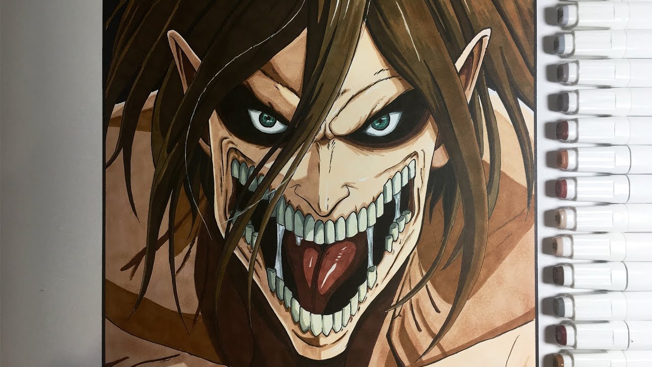 How To Draw Eren Yeager Titan Form Attack On Titan Na - vrogue.co