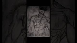 Maine Banaya Gojo Ka Sabse Mast Body Sketch 😱🔥| Jujutsu Kaisen Drawing#shorts #explore @MrBeast