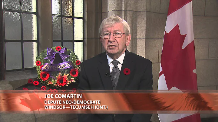 Remembrance Day 2014 - Joe Comartin, MP