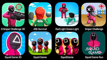 K-Sniper Challenge 3D, 456 Survival, Sniper Challenge, Squid Game 3D, SquidGame, Squid Game Run