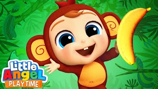 Monkey Banana Dance Fun Sing Along Songs By Little Angel Playtime