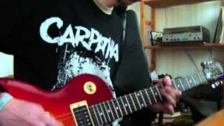 Video thumbnail of "Harm's Way - Code Of The Huns (Guitar Cover)"