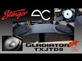 Stinger jeep gladiator jt underseat audiocontrol 2 8 ported box