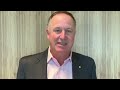 Former NZ Prime Minister Sir John Key's message to the Breakers facing the Kings #NBL23Finals