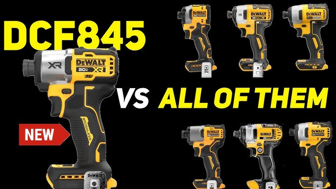 DUELO DE ATORNILLADORES DE IMPACTO DEWALT / DCF-850 (ATOMIC) VS. DCF-845  (XR) 