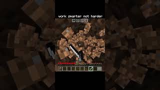 Work smarter not harder #minecraft