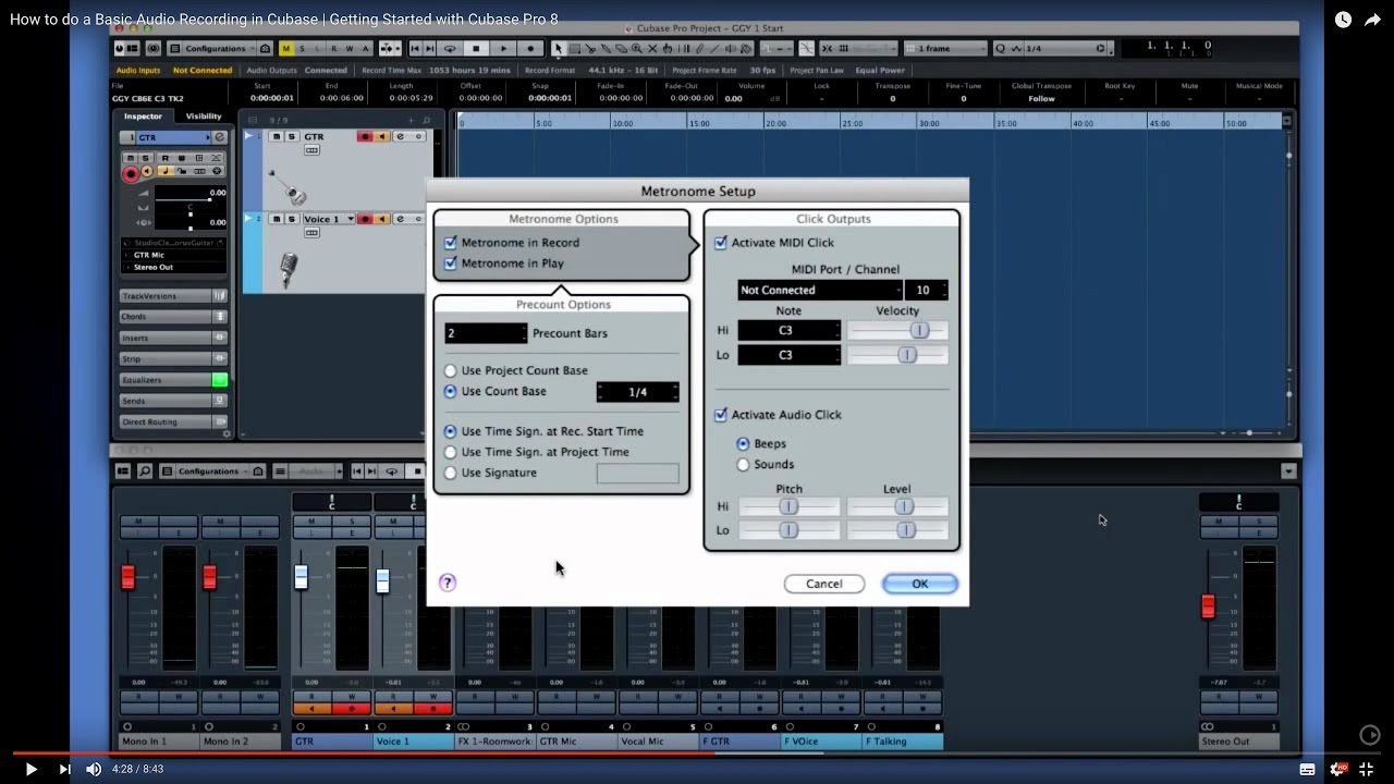 record streaming audio with cubase 3