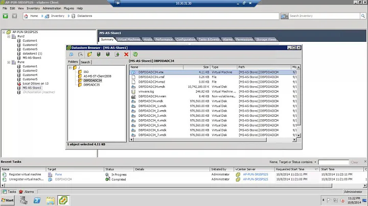 VM Remove and Add to inventory